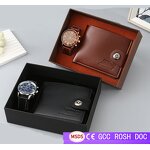 Watch Set Manufacturer - OEM/ODM Custom 5pcs Women's Leather Band Quartz