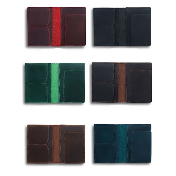 Passport Holder Manufacturer - OEM/ODM Custom Handmade Cowhide Leather Wallet