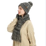 Winter Hat Set Manufacturer - OEM/ODM Custom Knitted Wool Pompom Beanie Scarf