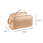 Makeup Pouch Manufacturer - OEM/ODM Custom Large Capacity PU Cosmetic Bag