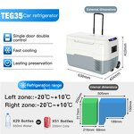 Portable Car Fridge Manufacturer - 50L Dual Zone Lithium Battery