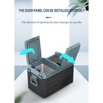 Portable Car Refrigerator Factory - 60L Dual Zone with Handle