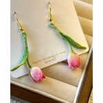 Crochet Earring Manufacturer - OEM/ODM Custom Tulip Drop Floral Wedding