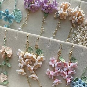 Crochet Earring Manufacturer - OEM/ODM Custom Knitting Handmade Flower Jewelry