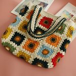 Crocheted Bag Manufacturer - OEM/ODM Custom Large Capacity Sunflower Bag