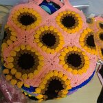 Basket Bag Manufacturer - OEM/ODM Custom Crochet Sunflower Design Tote