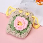Headphone Bag Manufacturer - OEM/ODM Custom Camellia Sunflower Woven Case