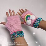 Crochet Gloves Manufacturer - OEM/ODM Custom 100% Milk Cotton Rainbow