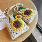 Crossbody Bag Manufacturer - OEM/ODM Custom Handmade Sunflower Mini Phone