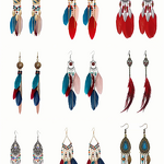 Dangle Earrings Manufacturer - OEM/ODM Custom Antique Alloy Chain Tassel