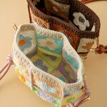 Crossbody Bag Manufacturer - OEM/ODM Custom Four Flowers Knitted Snowflake