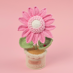 Crochet Plant Manufacturer - OEM/ODM Custom Wool Potted Sunflower Ornament
