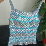 Crochet Top Manufacturer - OEM/ODM Custom Women's Square Sequin Strap