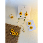 Crochet Earring Manufacturer - OEM/ODM Custom Sunflower Miniature Necklace
