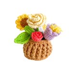 Crochet Basket Manufacturer - OEM/ODM Custom Mini Flower Car Desk Decor
