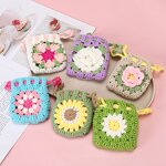 Headphone Bag Manufacturer - OEM/ODM Custom Camellia Sunflower Woven Case