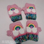 Crochet Gloves Manufacturer - OEM/ODM Custom 100% Milk Cotton Rainbow