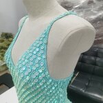 Crochet Top Manufacturer - OEM/ODM Custom Women's V-neck Sequin Top
