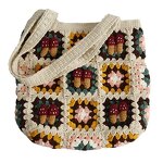 Crochet Bag Manufacturer - OEM/ODM Custom Women's Woolen Square Mushroom