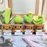 Crochet Ornament Manufacturer - OEM/ODM Custom Potted Christmas Doll