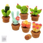 Pot Ornament Manufacturer - OEM/ODM Custom Sunflower Knitted Gift