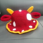 Bucket Hat Manufacturer - OEM/ODM Custom Crochet Red Strawberry Pattern