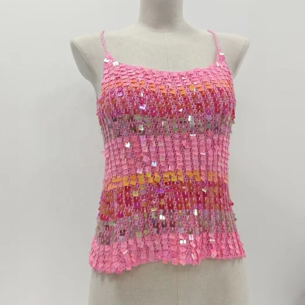 Crochet Camisole Manufacturer - OEM/ODM Custom Handmade Sequin Clothing