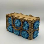 Crochet Bag Manufacturer - OEM/ODM Custom Handmade Bamboo Rose Tote