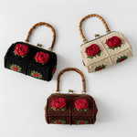 Clutch Bag Manufacturer - OEM/ODM Custom Handmade Crochet Rose Camellia