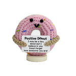 Crochet Plush Manufacturer - OEM/ODM Custom Donut Positive Quote Gift