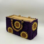 Crochet Bag Manufacturer - OEM/ODM Custom Handmade Bamboo Rose Tote