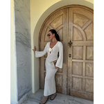 Long Skirt Manufacturer - OEM/ODM Custom Elegant Chiffon Open Back