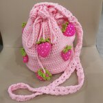 Crochet Bag Manufacturer - OEM/ODM Custom Handmade Strawberry Cake Gift