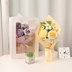 Knitted Bouquet Manufacturer - OEM/ODM Custom Hand-Woven Wool Rose Gift