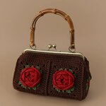 Crocheted Handbag Manufacturer - OEM/ODM Custom Handmade Rose Decoration