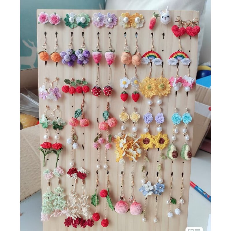 Crochet Earring Manufacturer - OEM/ODM Custom Sunflower Lace Gold Plated