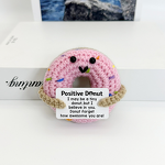 Crochet Plush Manufacturer - OEM/ODM Custom Donut Positive Quote Gift
