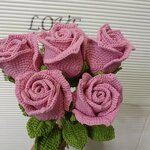 Crocheted Rose Manufacturer - OEM/ODM Custom Bubble Rose Simulation Flower