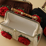 Clutch Bag Manufacturer - OEM/ODM Custom Handmade Crochet Rose Camellia