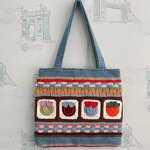 Tote Bag Manufacturer - OEM/ODM Custom Handmade Crochet Girl Flower Bag