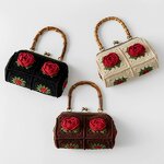 Crocheted Handbag Manufacturer - OEM/ODM Custom Handmade Rose Decoration