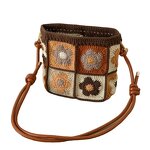 Crossbody Bag Manufacturer - OEM/ODM Custom Four Flowers Knitted Snowflake