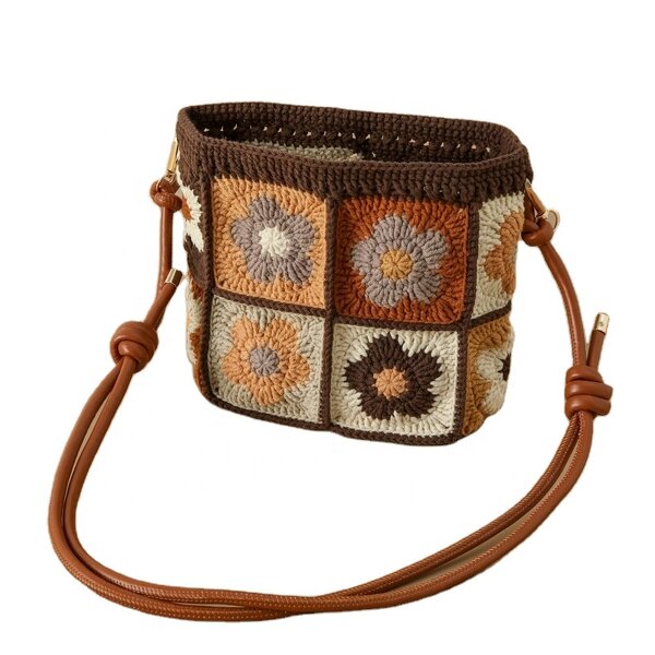 Crossbody Bag Manufacturer - OEM/ODM Custom Four Flowers Knitted Snowflake