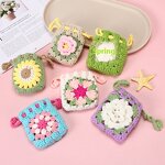 Headphone Bag Manufacturer - OEM/ODM Custom Camellia Sunflower Woven Case