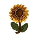 Crochet Ornament Manufacturer - OEM/ODM Custom Sunflower Pot Halloween Gift