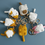 Keychain Manufacturer - OEM/ODM Custom Cute Crocheted Cat Daily Gift