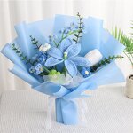 Crochet Bouquet Manufacturer - OEM/ODM Custom Knitted Rose Colorful Flower