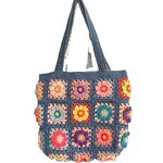 Crochet Handbag Manufacturer - OEM/ODM Custom Granny Square Tote Two Handles