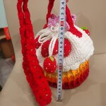 Crochet Bag Manufacturer - OEM/ODM Custom Handmade Strawberry Cake Gift