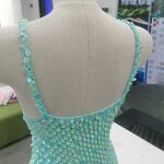 Crochet Top Manufacturer - OEM/ODM Custom Women's V-neck Sequin Top